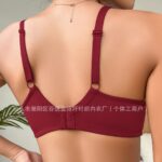 European and American cross-border temu specializes in summer thin push-up bras that support side breasts, prevent sagging, and provide shaping.