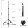 210cm Frosted Thickened Tripod (8819)