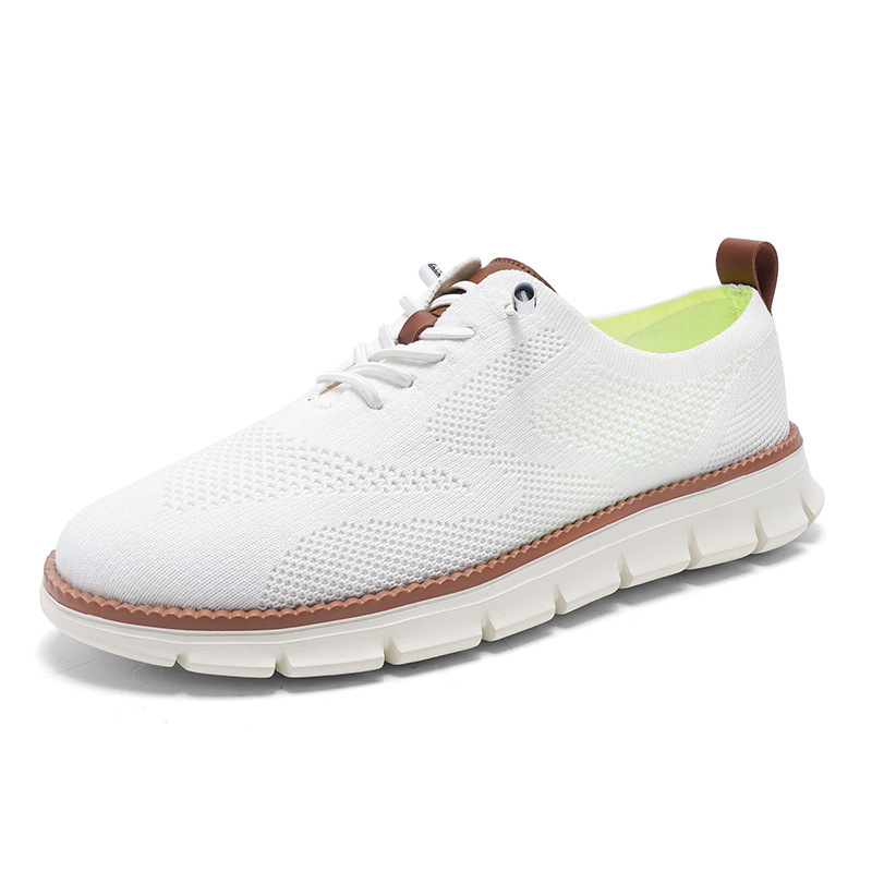 Breathable Mesh Flyknit Loafers for Men Plus Sizes - Lightweight Breathable Mesh Flyknit Loafers for Men Plus Sizes - Lightweight