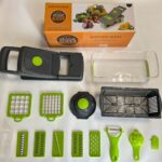 22-Piece Multifunctional Vegetable Cutter Set for Dicing