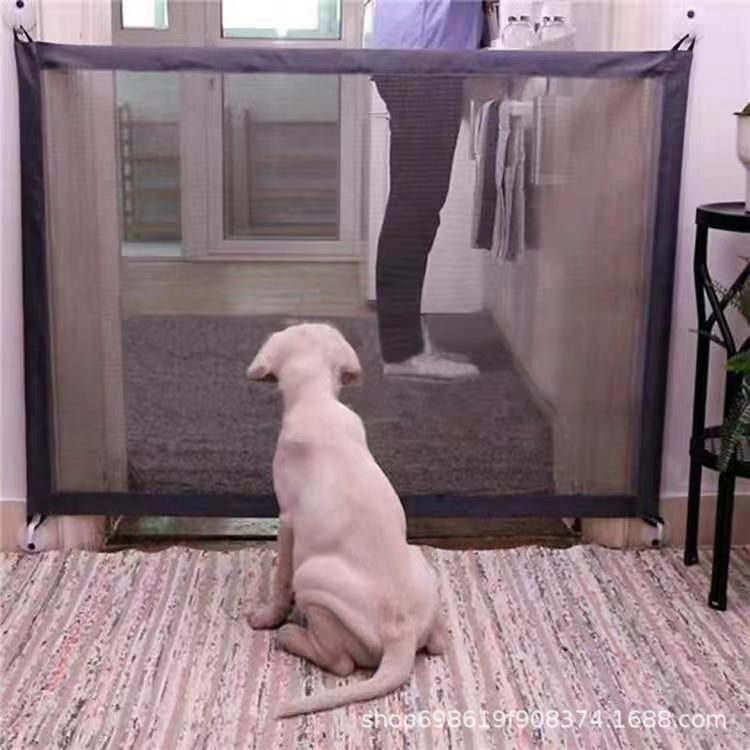 Portable Pet Dog Isolation Net with Gate Hooks, 180 x72 CM Portable Pet Dog Isolation Net with Gate Hooks, 180 x72 CM