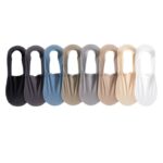 Men’s Breathable Ice Silk Boat Socks, Moisture-Wicking Non-Slip