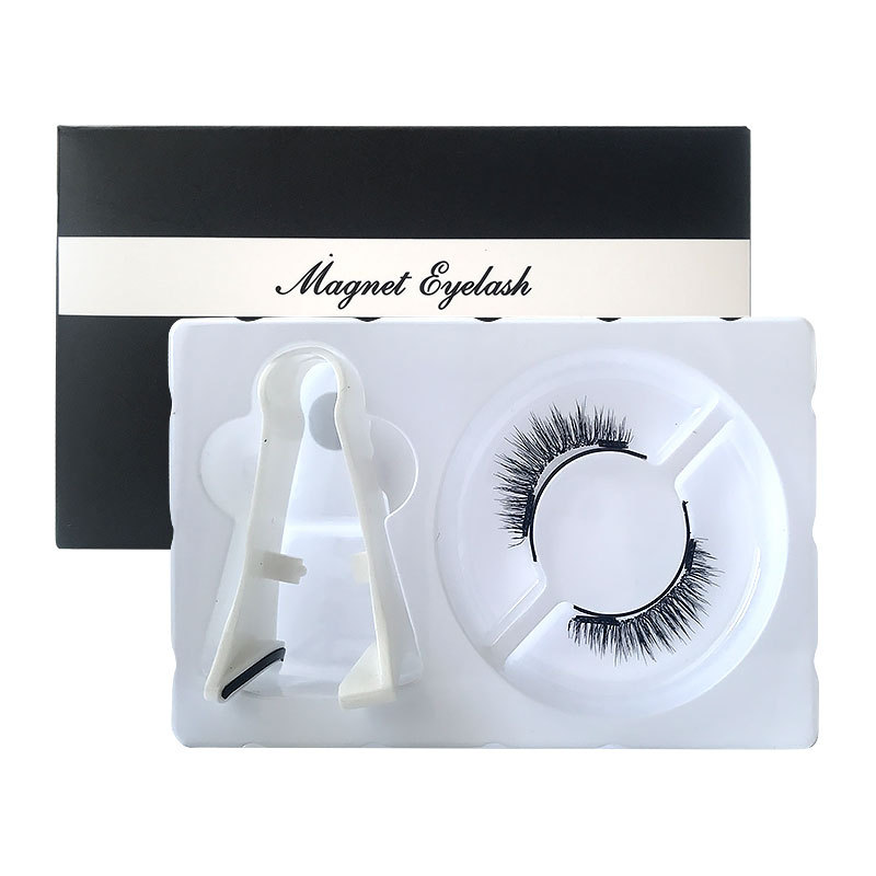New quantum magnetic eyelash curler little devil magnetic false eyelashes 6D magnet eyelashes magnetic glue-free false eyelashes