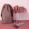 13 pieces milk tea color + cloth bag