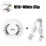 Magnetic false eyelashes set one pair magnetic magnet false eyelashes natural thick false eyelashes quantum eyelashes flatness