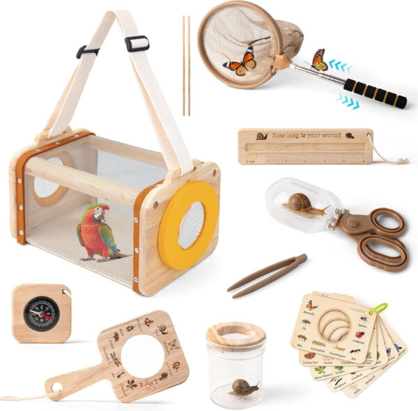 Children's Insect Observation Box Outdoor Insect Catching and Exploration Kit Biological Experiment Collection Insect and Butterfly Breeding and Observation Box Children's Insect Observation Box Outdoor Insect Catching and Exploration Kit Biological Experiment Collection Insect and Butterfly Breeding and Observation Box