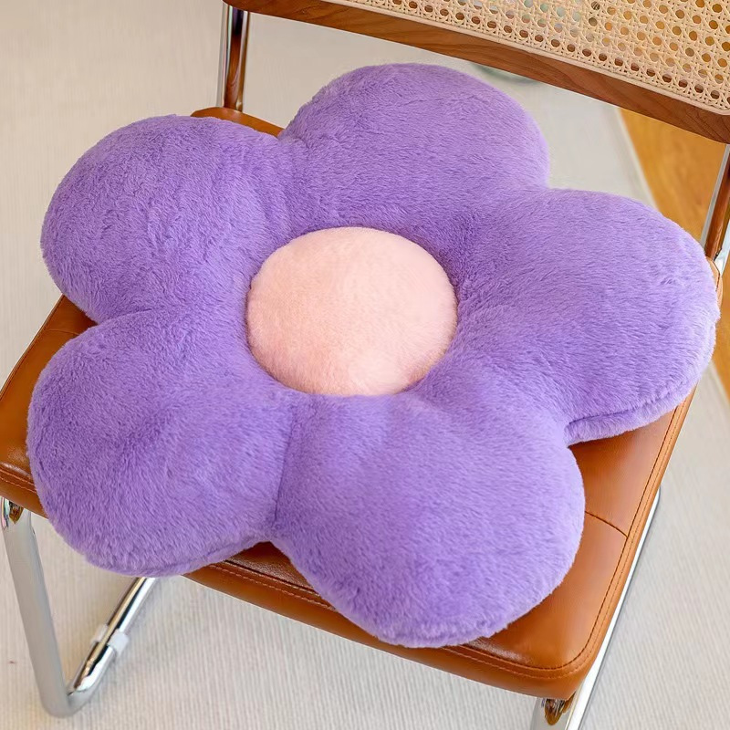 Sunflower Throw Pillow Cushions with 3 D Backrest Support