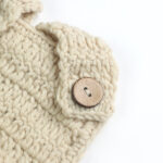 New crochet carrot and rabbit three-piece set, cute newborn photo suspender pants