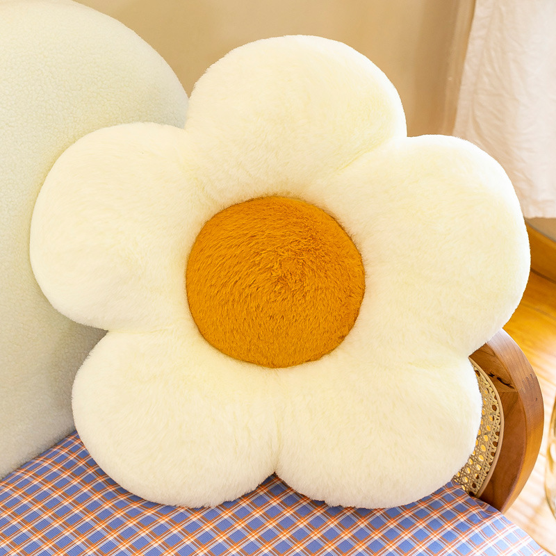 Sunflower Throw Pillow Cushions with 3 D Backrest Support