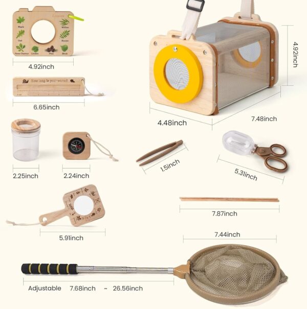Children's Insect Observation Box Outdoor Insect Catching and Exploration Kit Biological Experiment Collection Insect and Butterfly Breeding and Observation Box Children's Insect Observation Box Outdoor Insect Catching and Exploration Kit Biological Experiment Collection Insect and Butterfly Breeding and Observation Box