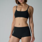 Cotton Bra Shorts, Cotton-Filled, Padded Bra for Women, Pure Cotton Shorts, Sports Bra Set