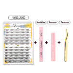 Natural Single Cluster False Eyelashes DIY Extension Set