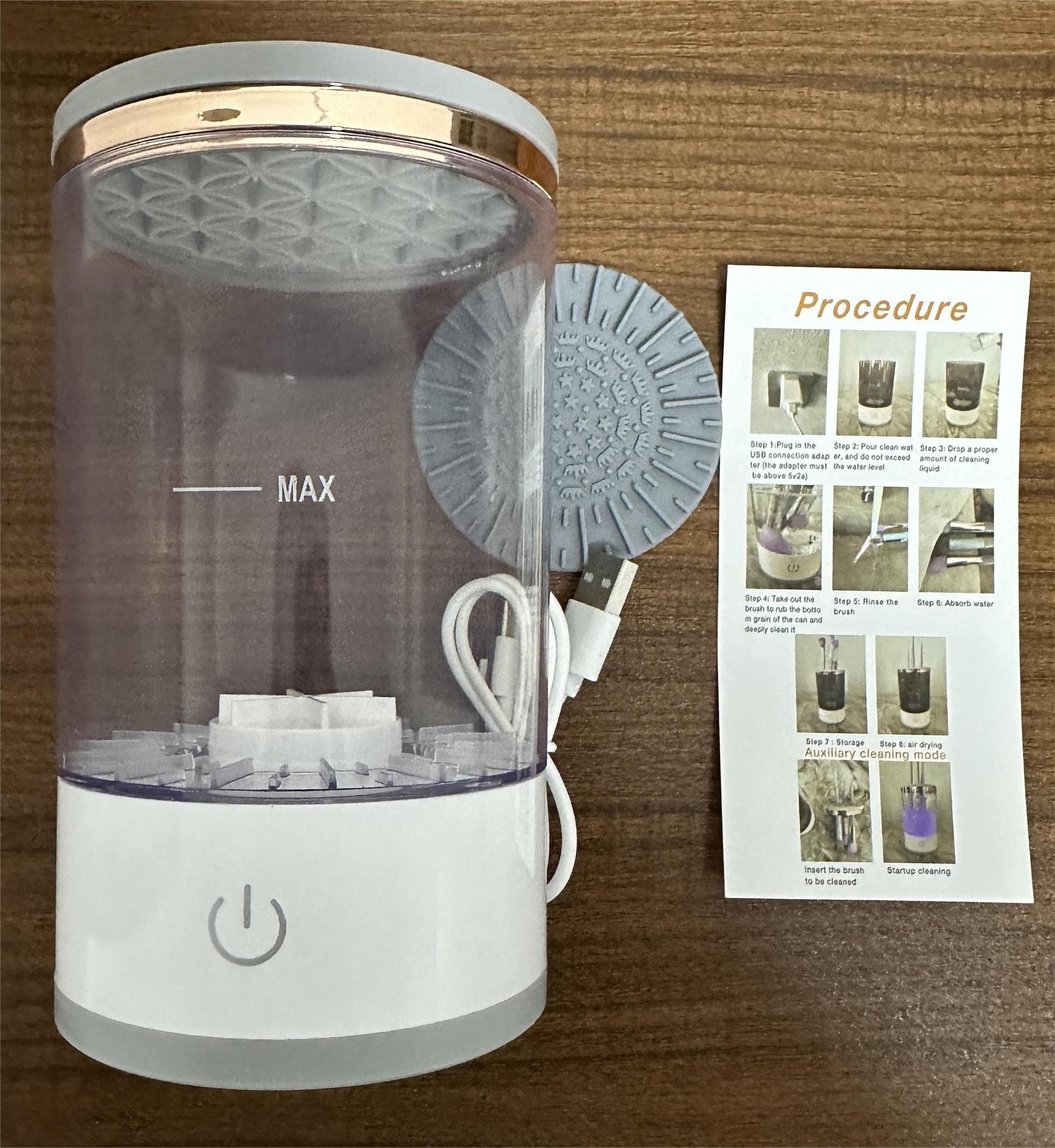 Automatic USB Makeup Brush Cleaner & Dryer, 2-in-1
