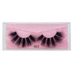 New product 5d mink hair fried false eyelashes natural thick style messy curled eyelashes K01-K12 pull-out box