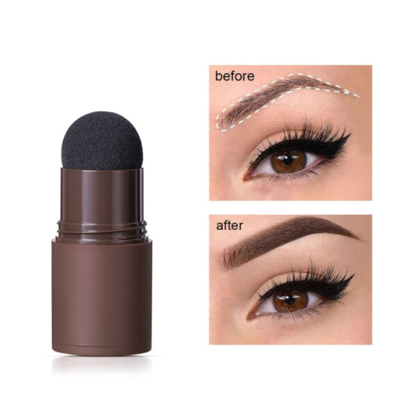 Natural Finish Eyebrow Powder Pencil Set - Dark Brown Natural Finish Eyebrow Powder Pencil Set - Dark Brown