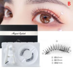New quantum magnetic eyelash curler little devil magnetic false eyelashes 6D magnet eyelashes magnetic glue-free false eyelashes