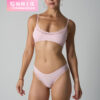 Comfort Lace Bra Set for Everyone, Unpadded Bare-Feel Thong