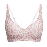 Seamless Push-Up Wire-Free Bra with Side Support, Black