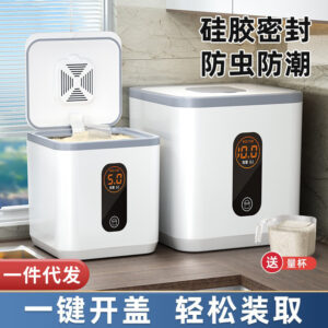 Rice storage container, insect-proof and moisture-proof household food-grade rice box, rice container, rice storage box