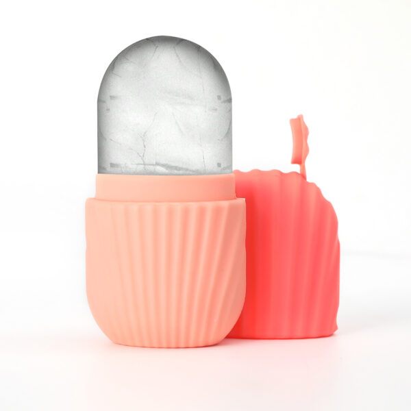Stainless steel facial ice tray set, portable facial gua sha board, skincare tool, silicone facial ice tray