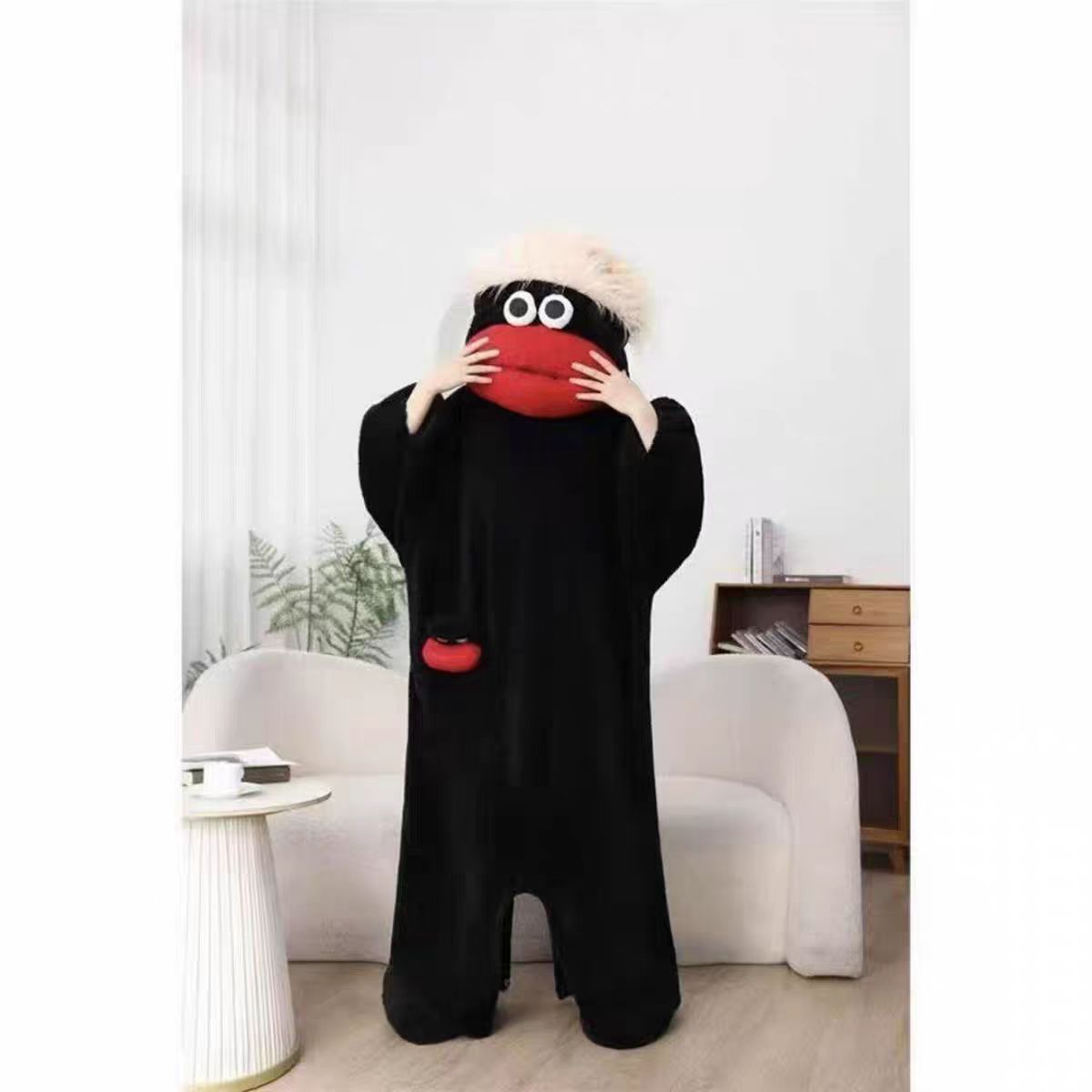 Dopamine-Boosting Monster Bodysuit for Kids, Brushed Fleece