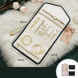 Fashion Portable Jewelry Bag High-end Jewelry Storage Bag Necklace Earrings Earrings Earrings Earrings Bracelets Rings Exquisite Jewelry