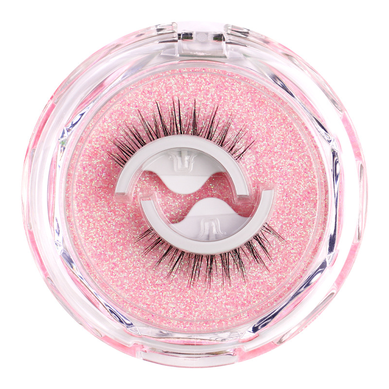 Manufacturers customize new glue-free self-adhesive eyelashes, send spare glue strips, glue-free false eyelashes, natural self-adhesive eyelashes