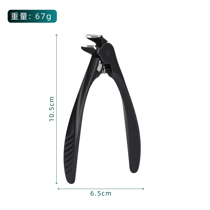 Long-Handled Curved Nail Clippers with Lock for Mess-Free Cut Long-Handled Curved Nail Clippers with Lock for Mess-Free Cut