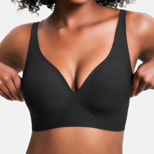 Zeriluna Seamless Push-Up Bra, Cross-Border, Wire-Free, Supports Side Bra, Enhances Small Bust, Makes Bust Look Larger, Invisible Underwear