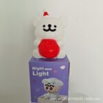 Adjustable Three-Level Vinyl Night Light for Bedside Soft Glow