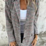 O1CN01QXYAs32KSho0DJrrv_2213962059556-0-cib.jpg Retro Houndstooth Women’s Cardigan Coat with Lapel Pockets