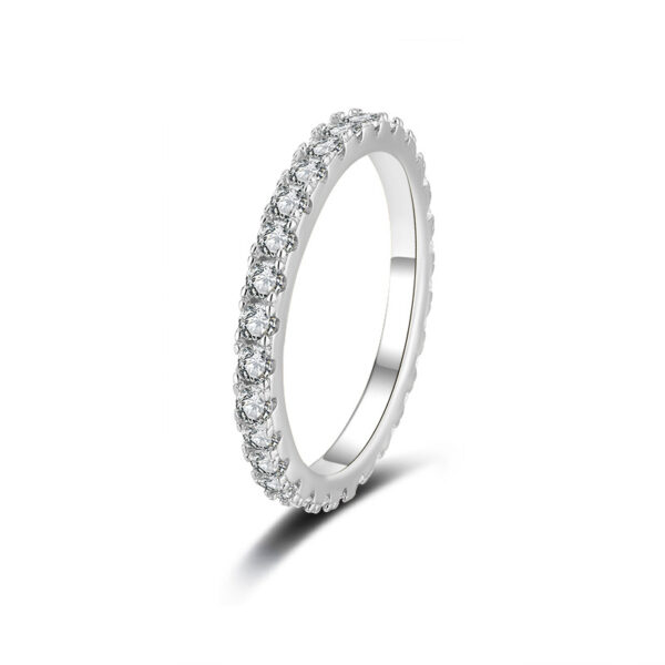 Factory direct wholesale S925 sterling silver women's rings with star pattern, moissanite rings, niche and high-end style. Factory direct wholesale S925 sterling silver women's rings with star pattern, moissanite rings, niche and high-end style.