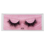 New product 5d mink hair fried false eyelashes natural thick style messy curled eyelashes K01-K12 pull-out box