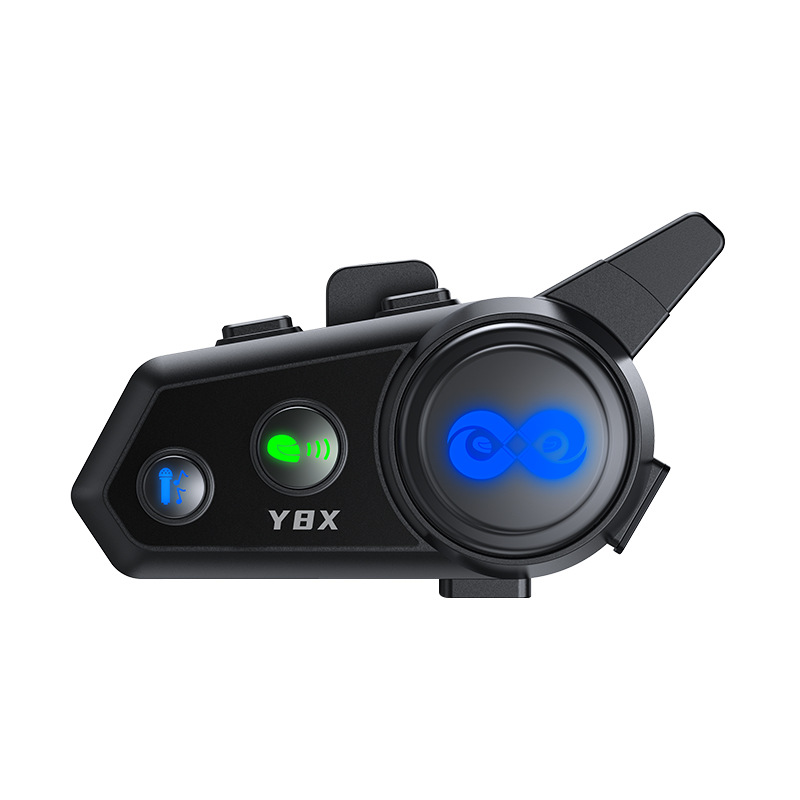 New cross-border Y8X walkie-talkie helmet Bluetooth headset, kilometer range, 8-person intercom, mixing, external Bluetooth headset wholesale. New cross-border Y8X walkie-talkie helmet Bluetooth headset, kilometer range, 8-person intercom, mixing, external Bluetooth headset wholesale.