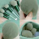 Quick-Drying 13-Piece Makeup Brush Set for Blush & Powder