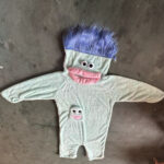 Dopamine-Boosting Monster Bodysuit for Kids, Brushed Fleece