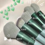 Quick-Drying 13-Piece Makeup Brush Set for Blush & Powder