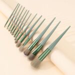Quick-Drying 13-Piece Makeup Brush Set for Blush & Powder