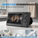 O1CN01Y6nLjk2I1ZEq6ze1f_2215069226-0-cib.jpg New cross-border waterproof touch screen phone case holder, shower watch-watching Bluetooth speaker