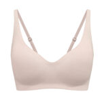 Seamless Push-Up Wire-Free Bra with Side Support, Black