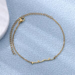 Adjustable Mama Letter Stainless Steel Bracelet Anklet