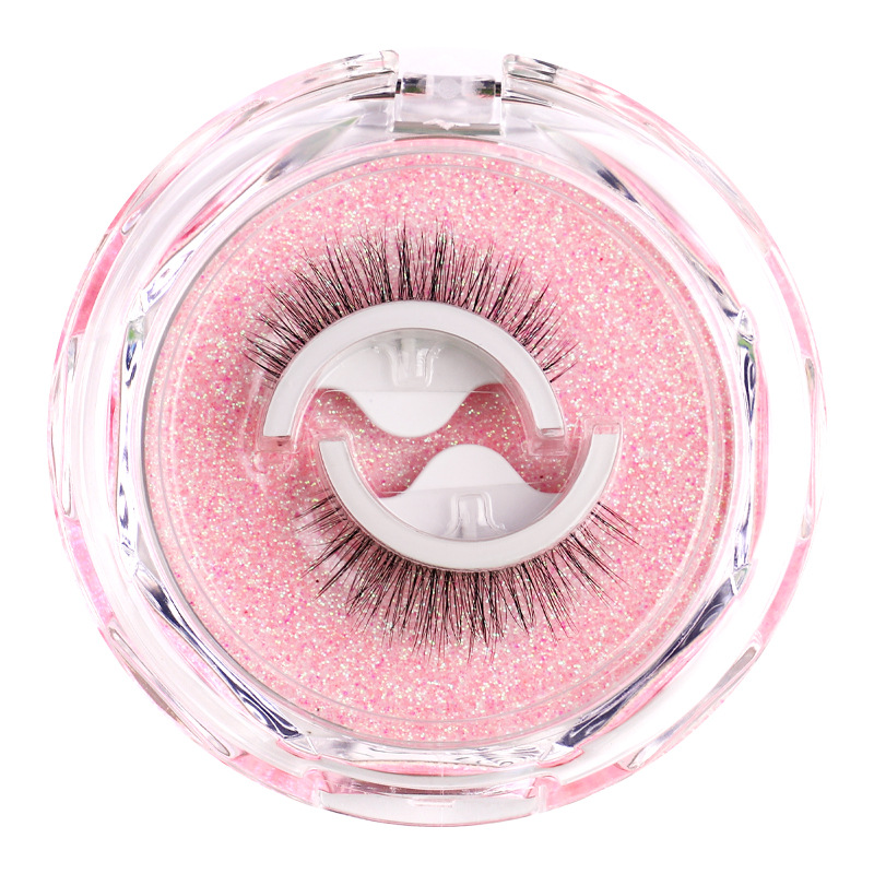 Manufacturers customize new glue-free self-adhesive eyelashes, send spare glue strips, glue-free false eyelashes, natural self-adhesive eyelashes