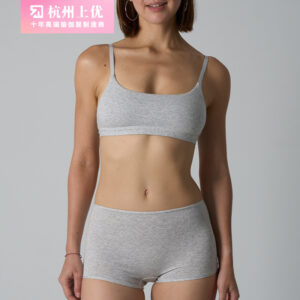 Cotton Bra Shorts, Cotton-Filled, Padded Bra for Women, Pure Cotton Shorts, Sports Bra Set