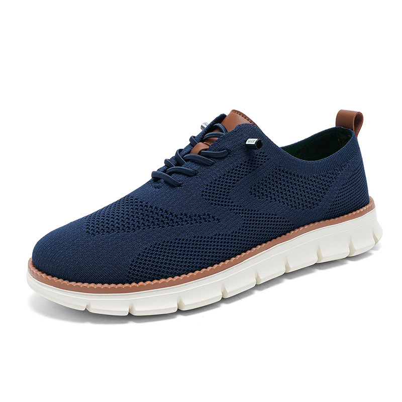 Breathable Mesh Flyknit Loafers for Men Plus Sizes - Lightweight Breathable Mesh Flyknit Loafers for Men Plus Sizes - Lightweight