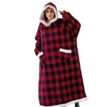 Oversized Wearable Blanket Hoodie Sweatshirt for Warm TV Evenings