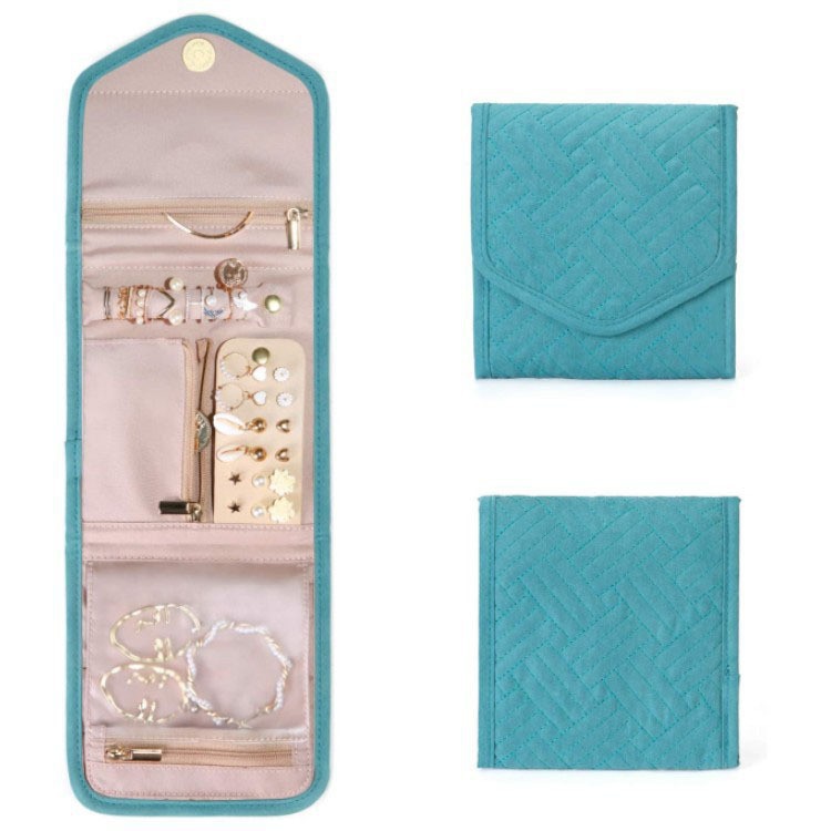 Fashion Portable Jewelry Bag High-end Jewelry Storage Bag Necklace Earrings Earrings Earrings Earrings Bracelets Rings Exquisite Jewelry