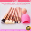 8 makeup brushes 1 brush washer 1 powder puff professional makeup brush combination set professional makeup tools