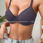 European and American cross-border temu specializes in summer thin push-up bras that support side breasts, prevent sagging, and provide shaping.