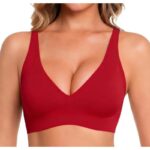 Leopard Print Wire-Free Plus Size Bra with Back Support