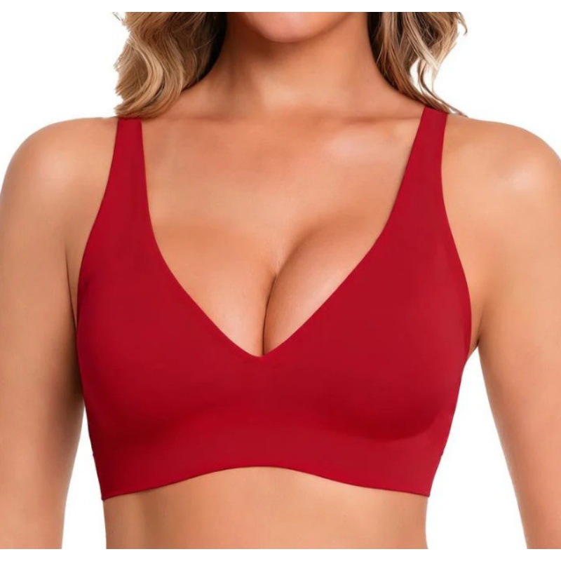 Leopard Print Wire-Free Plus Size Bra with Back Support
